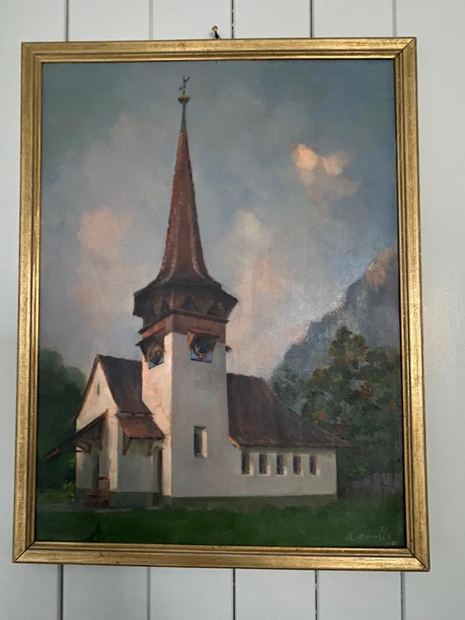 Familienferien Im Chalet Baergli Кандерштег Экстерьер фото